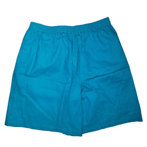 Diane Gilman Nwt washable linen shorts Size 2x - Picture 2 of 6